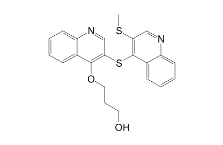 4-(3-Hydroxypropoxy)-3'-methylthio-3,4'-diquinolinyl sulfide