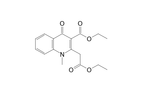 3-carboxy-1,4-dihydro-1-methyl-4-oxo-2-quinolineacetic acid, diethyl ester