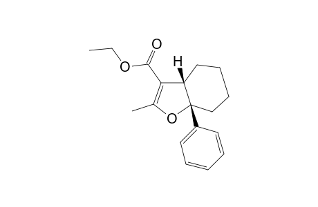 2-Methyl-7a-phenyl-3a,4,5,6,7,7a-hexahydrobenzofuran-3-carboxylic acid ethyl ester