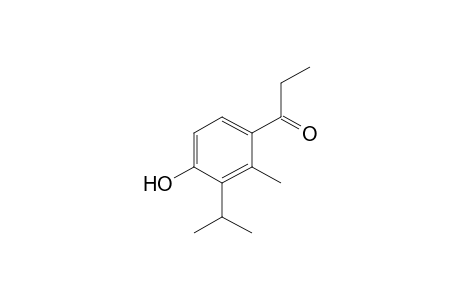 4'-hydroxy-3'-isopropyl-2'-methylpropiophenone