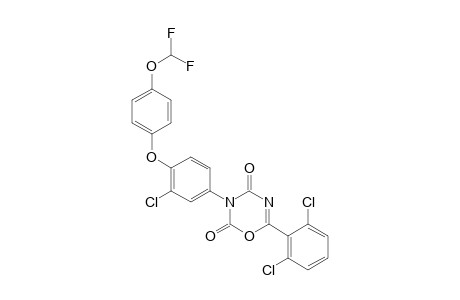 2H-1,3,5-Oxadiazine-2,4(3H)-dione, 3-[3-chloro-4-[4-(difluoromethoxy)phenoxy]phenyl]-6-(2,6-dichloro-phenyl)-