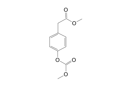 (4-Methoxycarbonyloxyphenyl)acetic acid, methyl ester