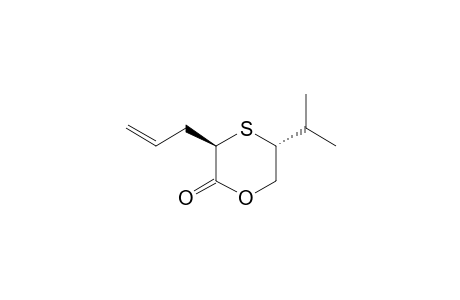 (3R,5R)-5-propan-2-yl-3-prop-2-enyl-1,4-oxathian-2-one