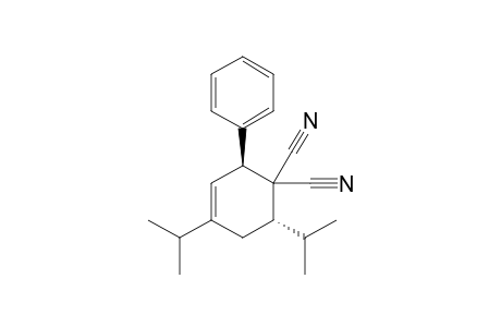 Trans-1,1-dicyano-4,6-diisopropyl-2-phenylcyclohex-3-ene