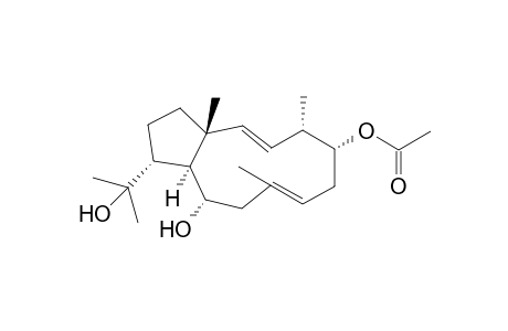 (1R,2E,4R,5R,7E,10S,11S,12R)-5-Acetoxy-10,18-dihydroxy-2,7-dolabelladiene