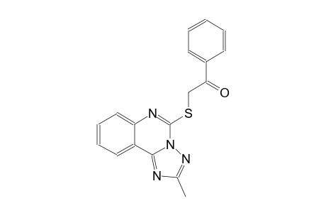 ethanone, 2-[(2-methyl[1,2,4]triazolo[1,5-c]quinazolin-5-yl)thio]-1-phenyl-