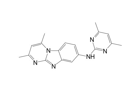 1,3-Dimethyl-7-(4,6-Dimethyl-2-pyrimidylamino)pyrimido[1,2-a]benzimidazole