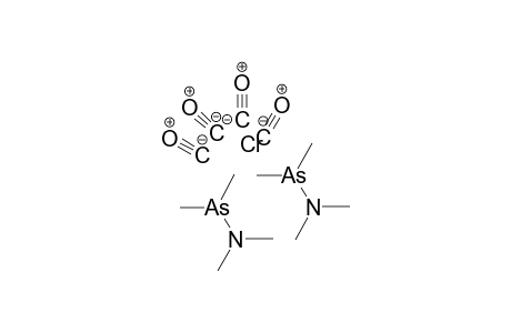 Chromium bis(N-dimethylarsanyl-N-methyl-methanamine)tetracarbonyl