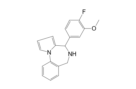 4-(4-fluoranyl-3-methoxy-phenyl)-5,6-dihydro-4H-pyrrolo[1,2-a][1,4]benzodiazepine