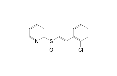 (E)-2-(2-chlorostyrylsulfinyl)pyridine