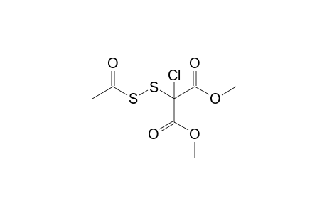 Dimethyl 2-(acetyldithio)-2-chloropropandioate