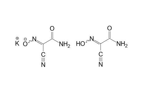 2-cyanoglyoxylamide, 2-oxime, monopotassium salt, compound with 2-cyanoglyoxylamide, 2-oxime