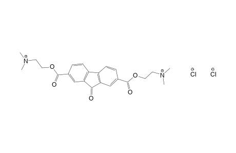9-oxofluorene-2,7-dicarboxylic acid, bis[2-(dimethylamino)ethyl]ester, dihydrochloride