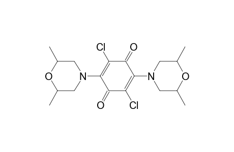 2,5-bis(chloranyl)-3,6-bis(2,6-dimethylmorpholin-4-yl)cyclohexa-2,5-diene-1,4-dione