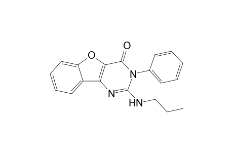 2-(Propylamino)-3-phenylbenzofuro[3,2-d]pyrimidin-4(3H)-one