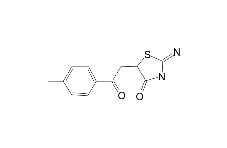 2-Imino-5-(2-oxo-2-p-tolyl-ethyl)-thiazolidin-4-one