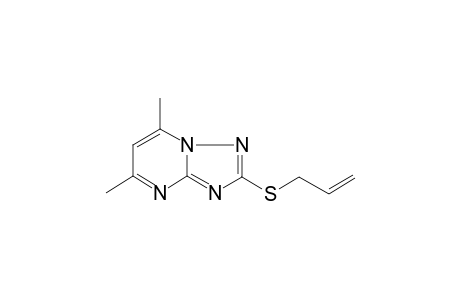 2-(allylsulfanyl)-5,7-dimethyl[1,2,4]triazolo[1,5-a]pyrimidine