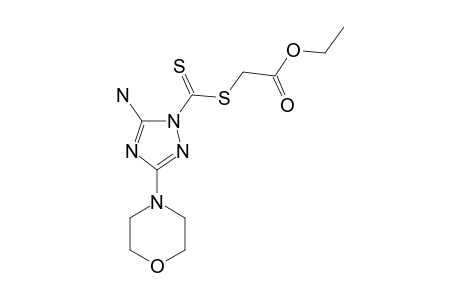 ETHOXYCARBONYLMETHYL-(5-AMINO-3-MORPHOLINO-1,2,4-TRIAZOL-1-YL)-DITHIOCARBONATE