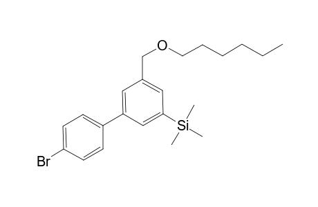 4'-Bromo-3-hexyloxymethyl-5-trimethylsilylbiphenyl