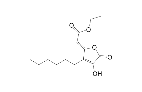 (2Z)-Ethyl 2-[4-Hydroxy-3-hexyl-5-oxofuran-2(5H)-ylidene]acetate