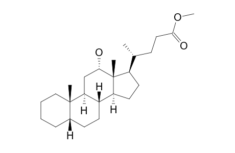 12-ALPHA-HYDROXY-5-BETA-CHOLSAEUREMETHYLESTER