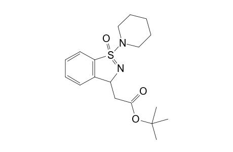 tert-Butyl 2-[1-oxido-1-(piperidin-1-yl)-3H-1.lambda.4-benzo[d]isothiazol-3-yl]acetate