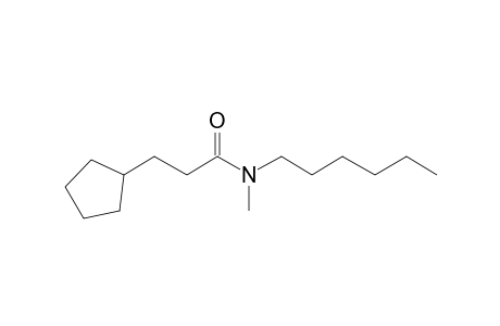 Propionamide, 3-cyclopentyl-N-methyl-N-hexyl-