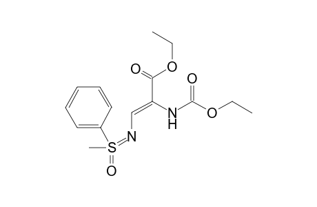 (Z)-N-{2-[(Ethoxycarbonyl)amino]-2-ethoxycarbonyl}vinyl-S-phenyl-S-methyl sulfoximine