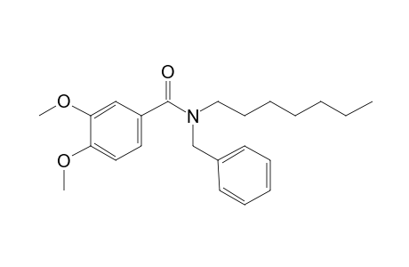 Benzamide, 3,4-dimethoxy-N-benzyl-N-heptyl-