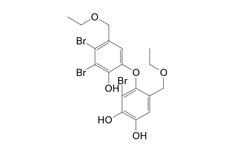 5,6'-Diethyloxymethyl-3,4,2'-tribromo-2,3',4'-trihydroxydiphenyl ether