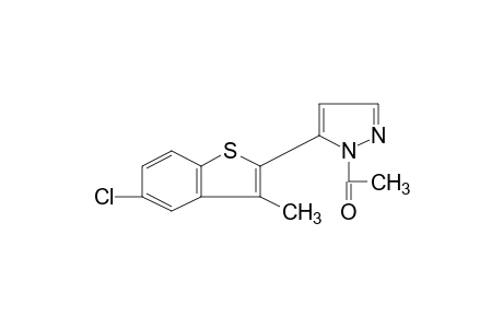 1-acetyl-5-(5-chloro-3-methylbenzo[b]thien-2-yl)pyrazole