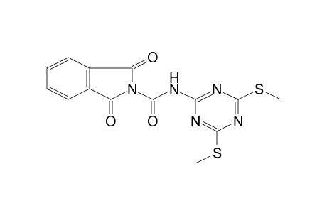 N-[4,6-Bis(methylsulfanyl)-1,3,5-triazin-2-yl]-1,3-dioxo-1,3-dihydro-2H-isoindole-2-carboxamide