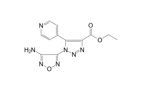 1-(4-Amino-furazan-3-yl)-5-pyridin-4-yl-1H-[1,2,3]triazole-4-carboxylic acid ethyl ester