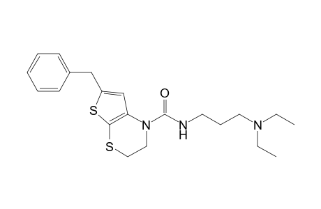 6-benzyl-N-[3-(diethylamino)propyl]-2,3-dihydrothieno[2,3-b][1,4]thiazine-1-carboxamide