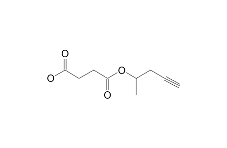 (+/-)-PENT-4'-YN-2'-YL-HYDROGEN-SICCINATE