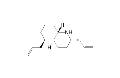 Quinoline, decahydro-2,5-di-2-propenyl-, [2S-(2.alpha.,4a.alpha.,5.beta.,8a.beta.)]-