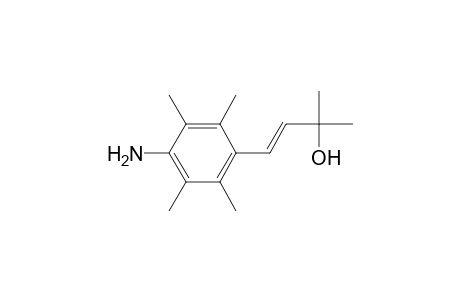 (E)-4-(3'-hydroxy-3'-methylbut-1'-enyl)-2,3,5,6-tetramethylaniline