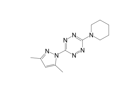 3-(3,5-Dimethylpyrazol-1-yl)-6-piperidino-1,2,4,5-tetrazine