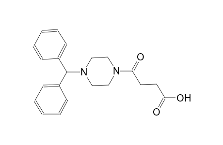 4-(4-Benzhydryl-1-piperazinyl)-4-oxobutanoic acid