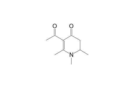 4(1H)-Pyridinone, 5-acetyl-2,3-dihydro-2,6-dimethyl-,N-methyl-