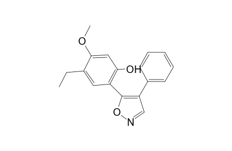 4-Ethyl-5-methoxy-2-(4-phenyl-5-isoxazolyl)phenol