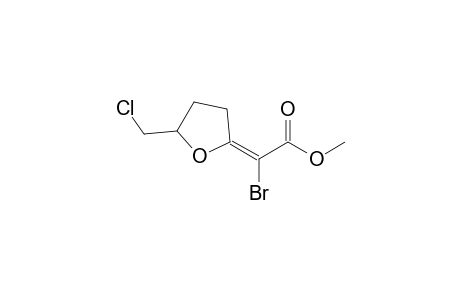 (2Z)-2-bromo-2-[5-(chloromethyl)-2-oxolanylidene]acetic acid methyl ester