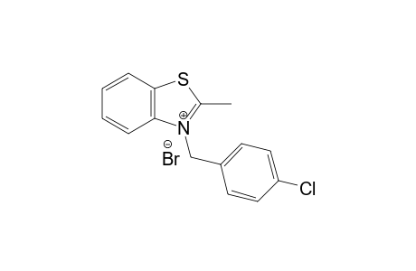 3-(4-Chlorobenzyl)-2-methylbenzo[d]thiazol-3-iumbromide