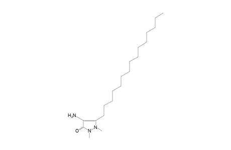 4-amino-1,2-dimethyl-3-pentadecyl-3-pyrazolin-5-one