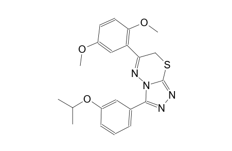 6-(2,5-dimethoxyphenyl)-3-(3-isopropoxyphenyl)-7H-[1,2,4]triazolo[3,4-b][1,3,4]thiadiazine