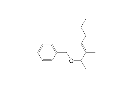 Benzene, [[(1,2-dimethyl-2-hexenyl)oxy]methyl]-