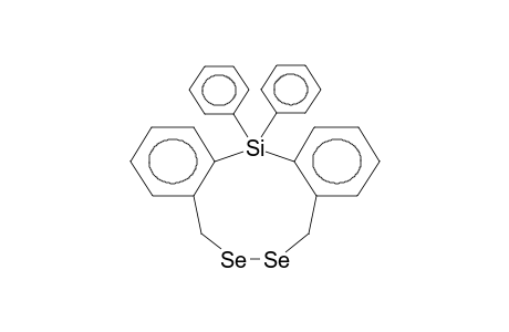 1,1-DIPHENYL-2,3;8,9-DIBENZO-5,6-DISELENASILANINE