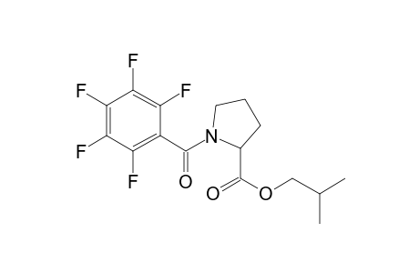 L-Proline, N-(pentafluorobenzoyl)-, isobutyl ester