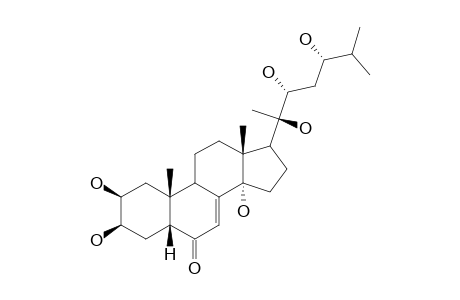 24-EPI-PTEROSTERONE;(20R,22R,24R)-2-BETA,3-BETA,14-ALPHA,20,22,24-HEXAHYDROXY-5-BETA-CHOLEST-7-EN-6-ONE