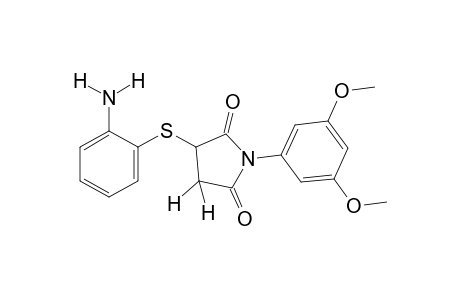 2-[(o-aminophenyl)thio]-N-(3,5-dimethoxyphenyl)succinimide